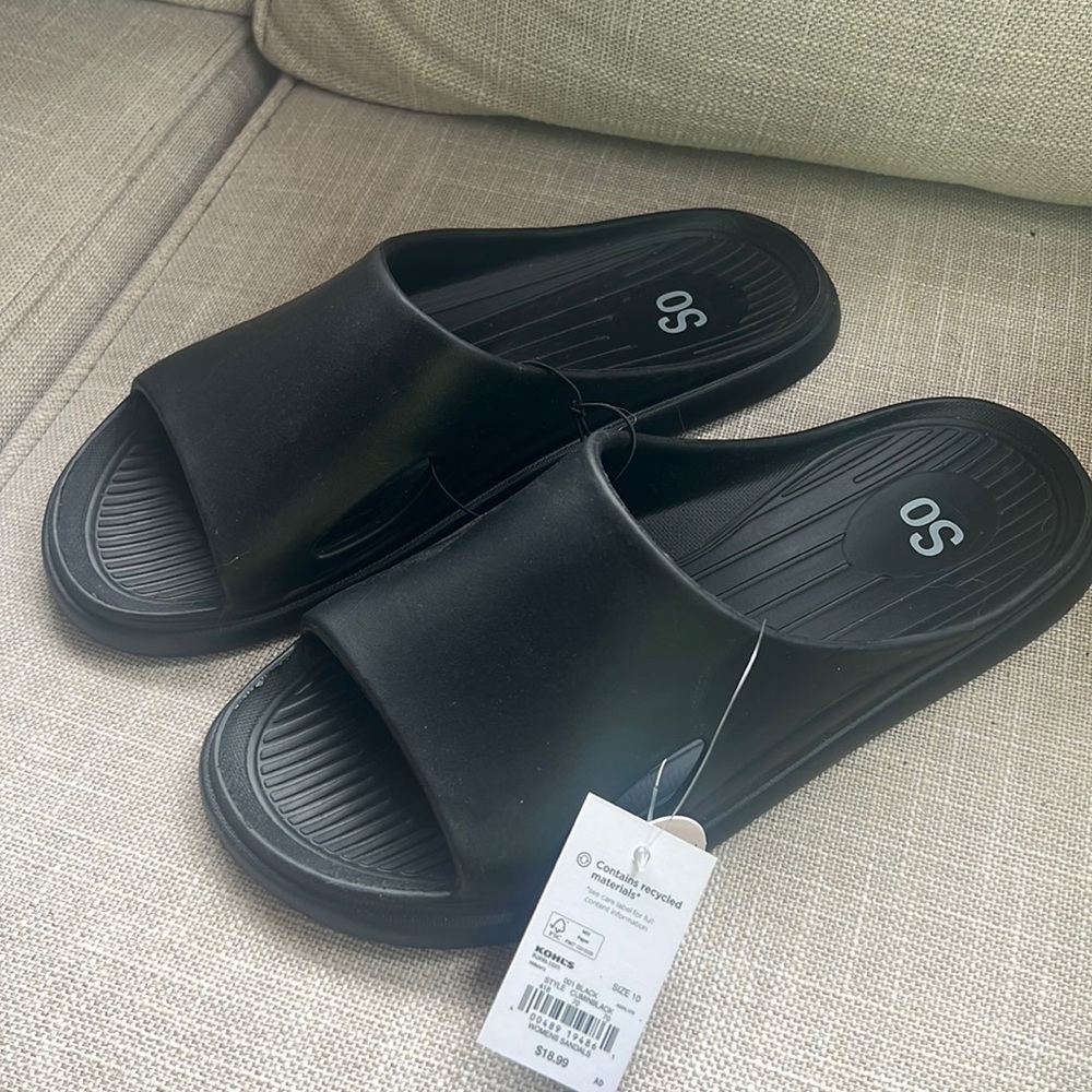 Goods for Life SO slide on sandals